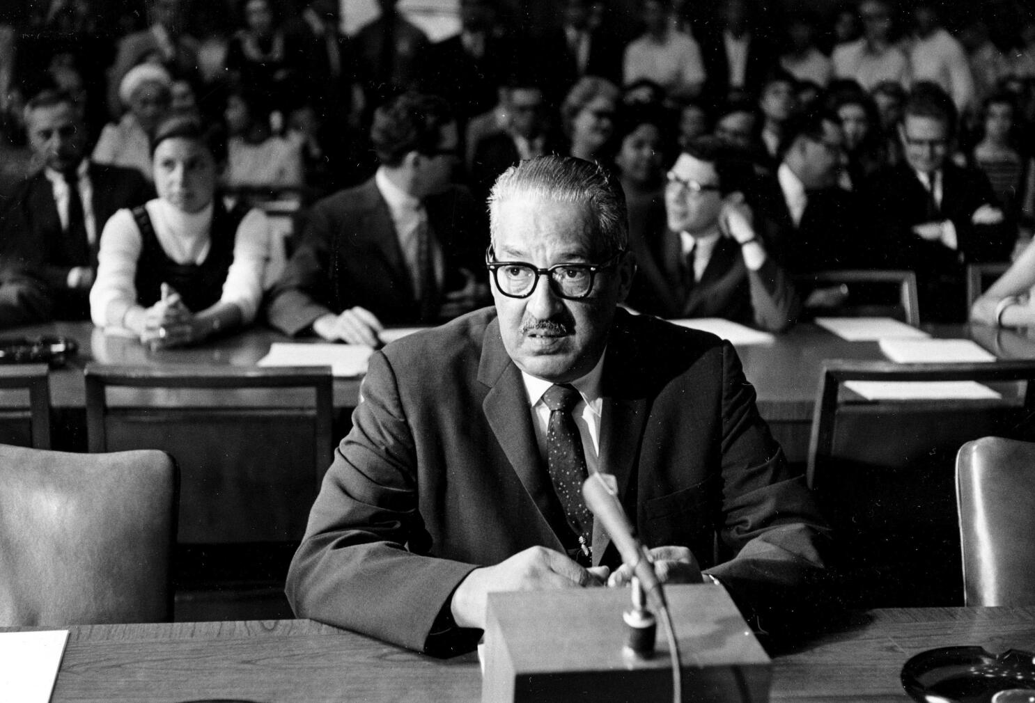 Thurgood marshall first african american supreme court justice sales